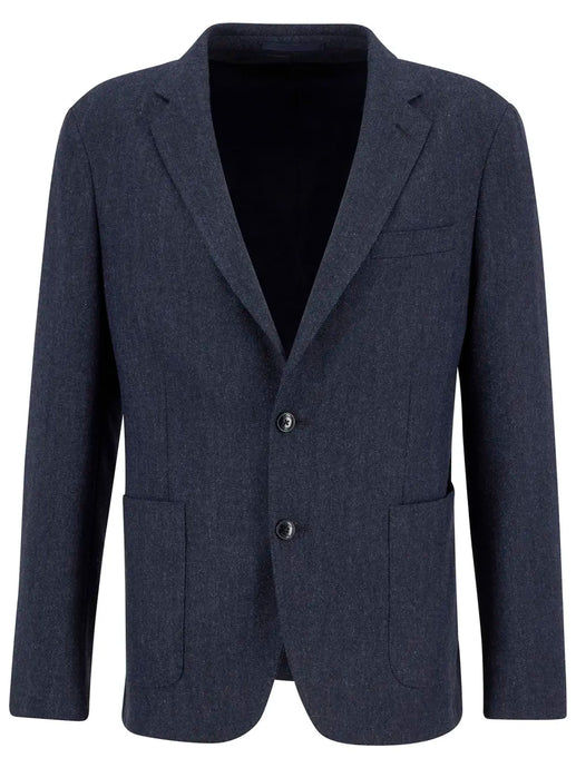 Barbour Sutherland Herringbone Blazer (Navy)