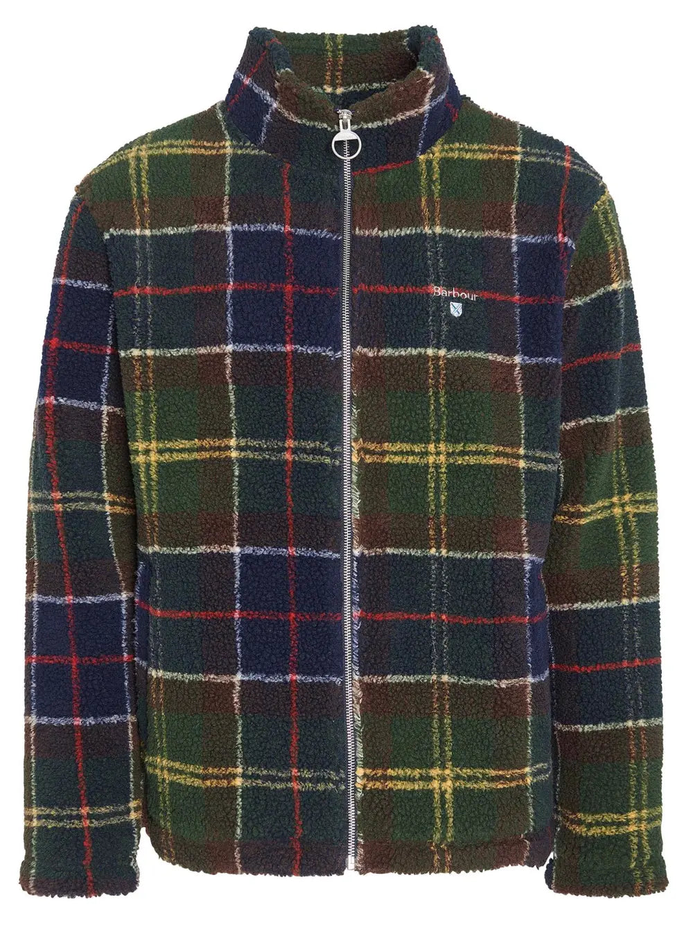 Barbour Tartan Sherpa Fleece Full Zip