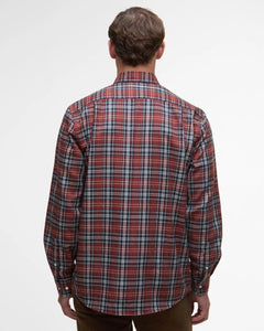 Barbour Saldon Thermo-Weave Checked Shirt (Brick)