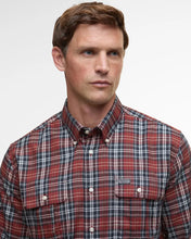 Barbour Saldon Thermo-Weave Checked Shirt (Brick)