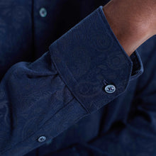 Bugatchi Axel Pinwale Paisley Shirt