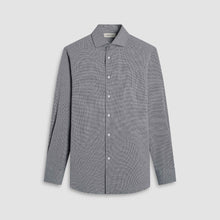 Bugatchi Devon Houndstooth Shirt (Black)