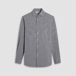 Bugatchi Devon Houndstooth Shirt (Black)