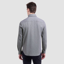 Bugatchi Devon Houndstooth Shirt (Black)
