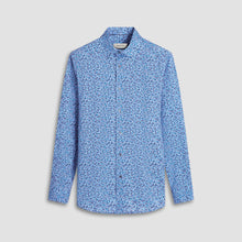 Bugatchi JAMES Leaf Print OoohCotton Shirt