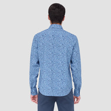 Bugatchi JAMES Leaf Print OoohCotton Shirt
