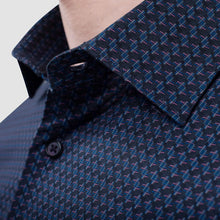 Bugatchi James Tech Check Shirt (Eggplant)