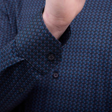 Bugatchi James Tech Check Shirt (Eggplant)