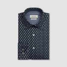 Bugatchi Jimmy Double Sided Floral Shirt (Anthracite)
