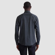 Bugatchi Jimmy Double Sided Floral Shirt (Anthracite)