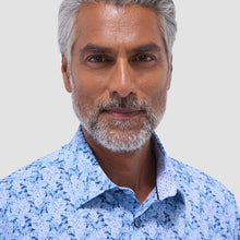 Bugatchi Jimmy Double-Sided Leaf & Diamond OoohCotton® Shirt