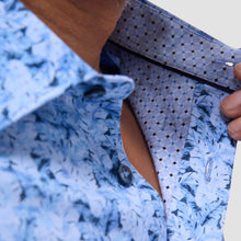 Bugatchi Jimmy Double-Sided Leaf & Diamond OoohCotton® Shirt