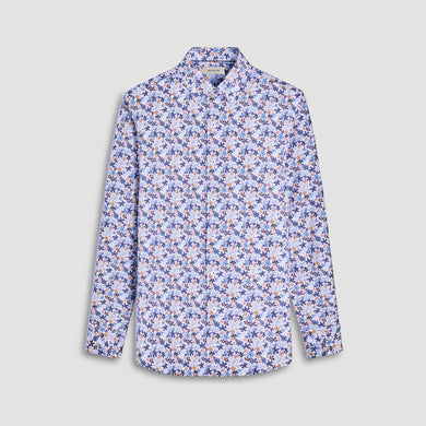Bugatchi Julian Floral Shirt (Tan)