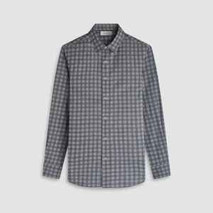 Bugatchi Karl Gingham Shirt (Walnut)