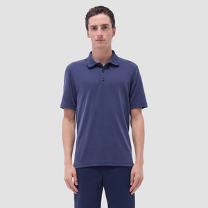 Bugatchi Oscar Ottoman Polo Shirt (Navy)