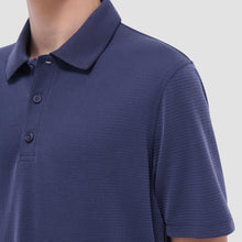 Bugatchi Oscar Ottoman Polo Shirt (Navy)