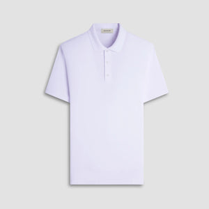 Bugatchi Oscar Ottoman Polo Shirt (White)