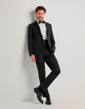Canali Black Wool Tuxedo with Peak Lapels