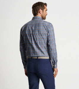Peter Millar Chambly Crown Lite Cotton-Stretch Sport Shirt (Nav