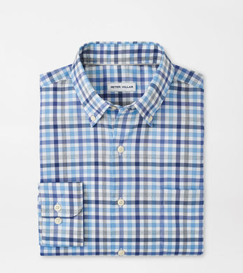Peter Millar Chambly Cotton-Stretch Sport Shirt (White)
