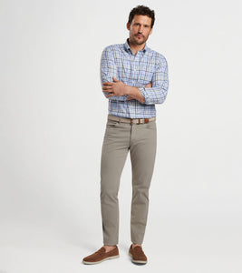 Peter Millar Chambly Crown Lite Cotton-Stretch Sport Shirt (Whi