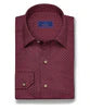 David Donahue Merlot Micro Print Sport Shirt