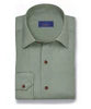 David Donahue Sage Micro Geometric Print Sport Shirt