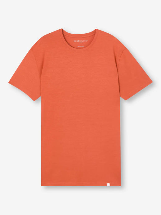 Derek Rose Stretch T-Shirt  (Spiced Orange)