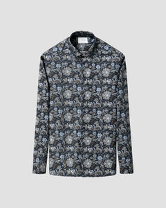 Eton Floral Print Signature Twill Shirt (Contemporary Fit)