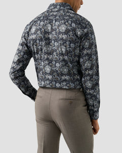 Eton Floral Print Signature Twill Shirt (Contemporary Fit)