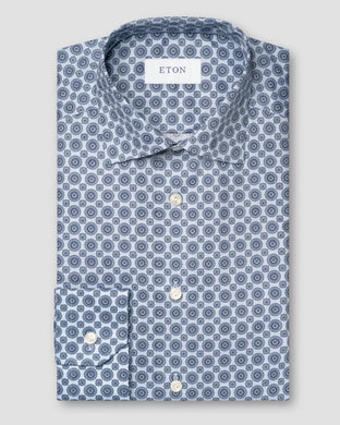 Eton Geometric Signature Twill Shirt