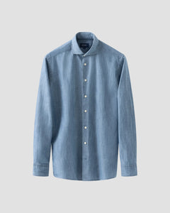 Eton Light Blue Denim Sport Shirt (Slim Fit)