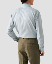 Eton Green Semi Solid Effect Dobby Shirt (Contemporary