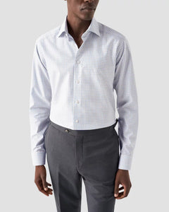Eton Checked Fine Piqué Shirt