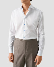 Eton Solid Twill Geometric Effect Shirt (Contemporary F