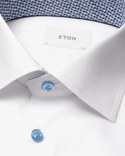 Eton Solid Twill Geometric Effect Shirt (Contemporary F