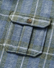 Johnnie-O Labrador Tartan Plaid Shacket | Laguna Blue