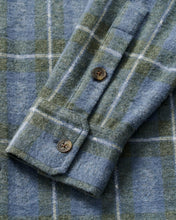 Johnnie-O Labrador Tartan Plaid Shacket | Laguna Blue