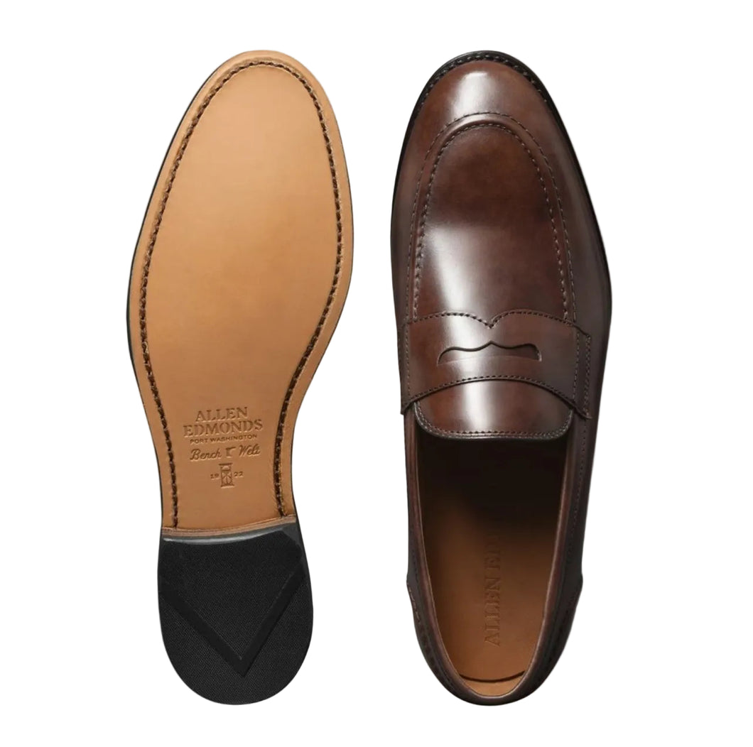 Allen Edmonds Randolph 2.0 Penny Loafer | Museum Brown – Franco's
