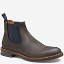 Johnston & Murphy Hartford Chelsea Boot (Dark Brown Waxed Suede)