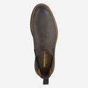 Johnston & Murphy Hartford Chelsea Boot (Dark Brown Waxed Suede)