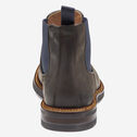 Johnston & Murphy Hartford Chelsea Boot (Dark Brown Waxed Suede)