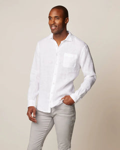 Johnnie-O Emory Linen Button Up Shirt