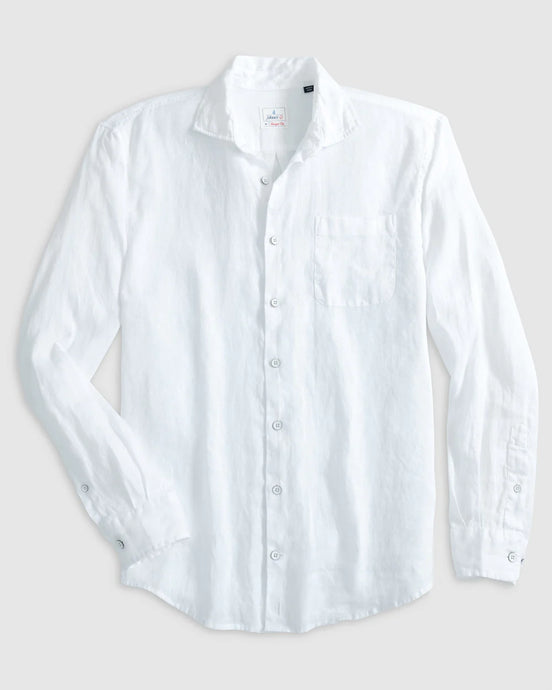 Johnnie-O Emory Linen Button Up Shirt