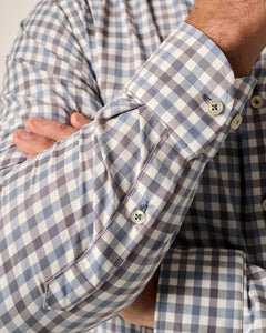 Johnnie-O Beryl Top Shelf Button Up Shirt (Laguna Blue)