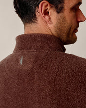 Johnnie-O Dion Sherpa 1/4 Zip Pullover (Mushroom)