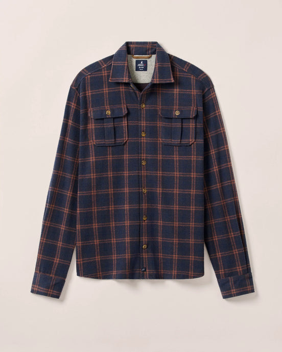 Johnnie-O Judah Stretch Knit Flannel Lodge Shirt