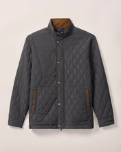 Johnnie-O Juno Quilted Snap Jacket (Dark Grey)