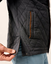 Johnnie-O Juno Quilted Snap Jacket (Dark Grey)