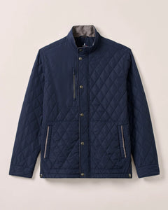 Johnnie-O Juno Quilted Snap Jacket (Navy)